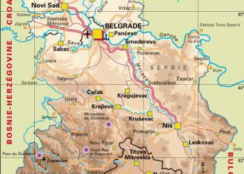 Carte du Monténégro