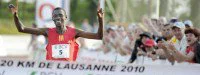 Les 20 km de Lausanne au Kényan Allan Ndiwa