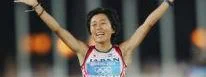 La championne olympique japonaise Mizuki Noguchi au marathon de Berlin