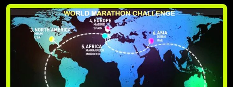 World Marathon Challenge : Daniel Cartica et Becca Pizzi vainqueurs