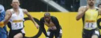 Réunion de Yokohama : Asafa Powell blessé