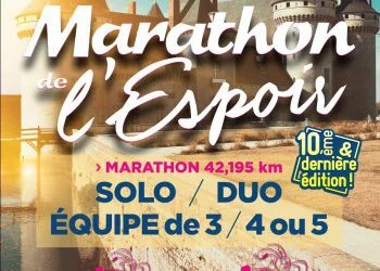 Affiche du Marathon de l'Espoir-Sully sur Loire 2023