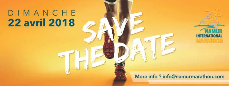 Marathon de Namur : 1ère édition le 22 avril 2018