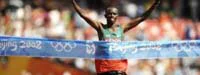 JO - Marathon : Titre et record olympique pour le marathonien kényan Samuel Wanjiru