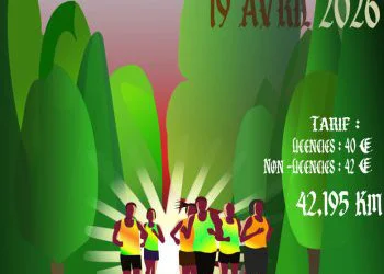 Affiche du Marathon de la Forêt Sacrée 2026