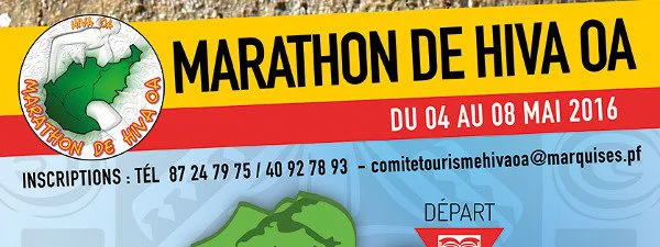 Marathon de Hiva Oa (Iles Marquises) : 12ème édition le 6 mai 2016