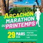 Affiche Arcachon Marathon du Printemps 2026