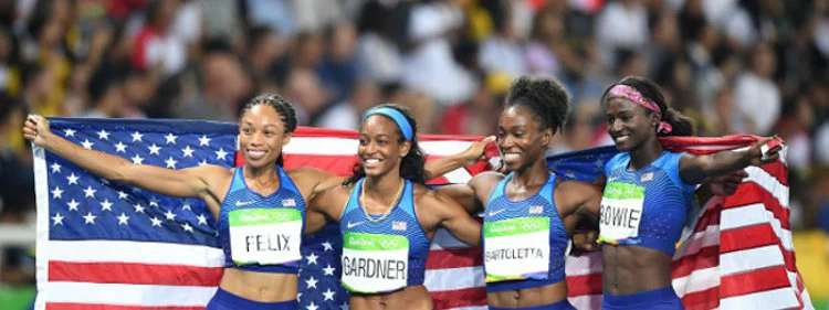 JO 2016 : Les Américaines sacrées sur le 4x100 m