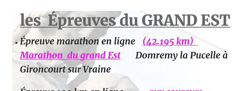 Marathon du Grand Est : Victoires pour Benjamin Polin et Christelle Davost
