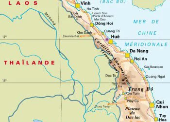 Carte du Vietnam