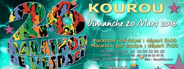 Marathon de l'espace (Kourou) : Habib Mosbah et Laurence Nogue vainqueurs
