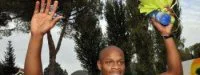 Réunion de Sydney : Asafa Powell performant sur 400 m