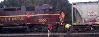 Quand le parcours d'un marathon croise le passage d'un train