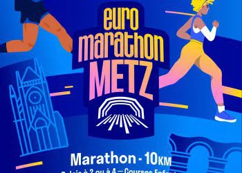 Affiche Euro Marathon Metz 2025