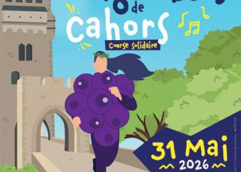 Affiche du Marathon des Vignobles de Cahors - La Vallée du Lot en fête 2026