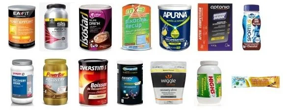 Comparatif des boissons de récupération