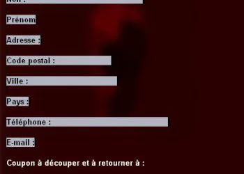 Demande de dossier