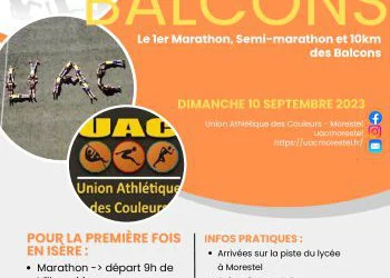 Affiche du Marathon des Balcons 2023