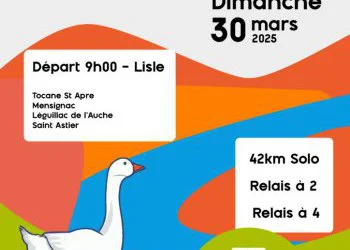 Affiche du Marathon Trail Périgord Blanc 2025