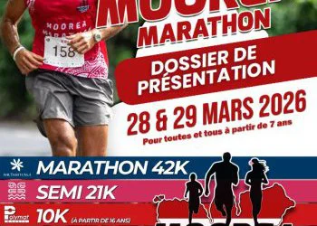 Affiche du Marathon de Tahiti-Mooréa 2026