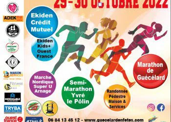 Affiche du Marathon de Guécélard 2022