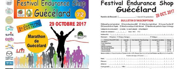 Marathon de Guécélard : 1ère édition le 29 octobre 2017 