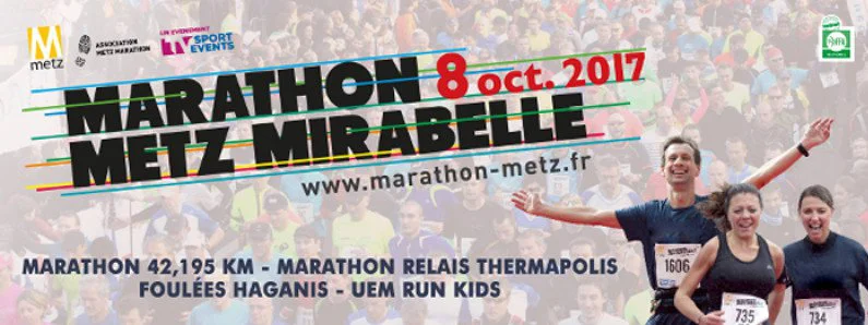 Marathon Metz Mirabelle : 8ème édition le 08 octobre 2017