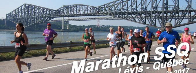 Marathon SSQ Lévis-Québec : 20ème édition le 27 aout 2017