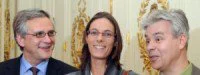 Tia Hellebaut félicitée par le gouvernement