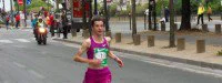 Christelle Daunay présente au marathon de Chicago