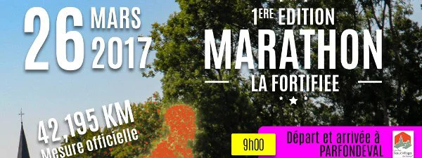Marathon La Fortifiée : 1ère édition le 26 mars 2017