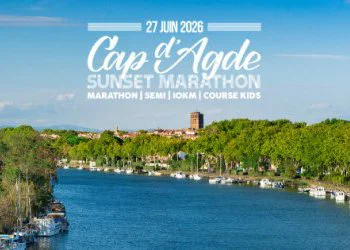Affiche du Cap d'Agde Sunset Marathon 2026