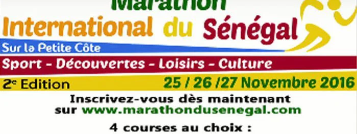 Marathon du Sénégal Sur la Petite Côte : 2ème édition le 27 novembre 2016
