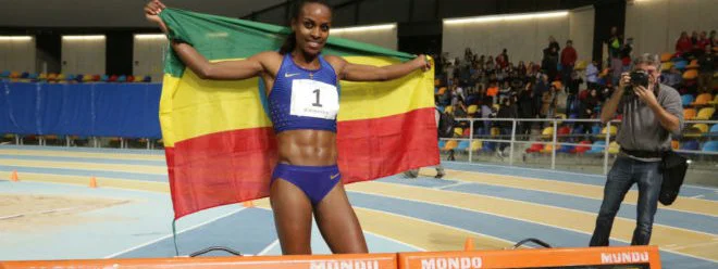 RM en salle sur 2000 m pour Genzebe Dibaba